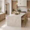 A Modern Kitchen done by Capex featuring Taj Mahal Countertop