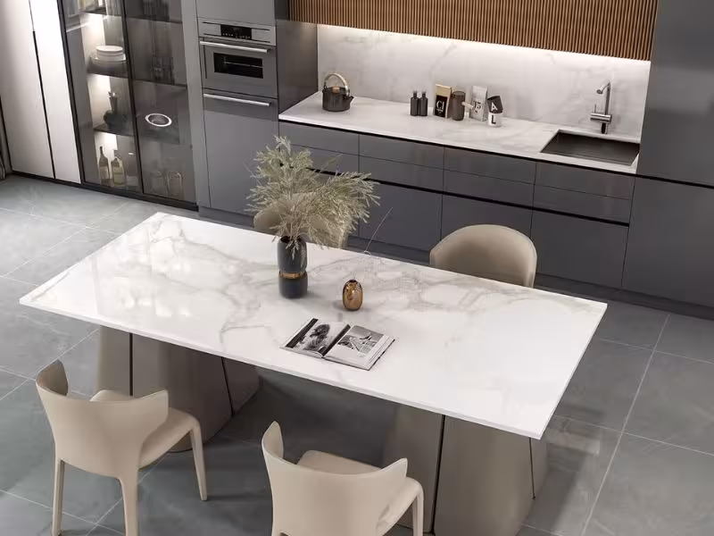 Modern Countertops and Backsplash by Capex