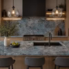 Installed Amazonite Florim Stone Countertop