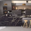 Installed Macabus Florim Stone Kitchen Countertop