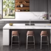 Installed Staturio Grey Countertop