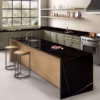 Modern Kitchen with Laurent Black Sintered Stone Countertop